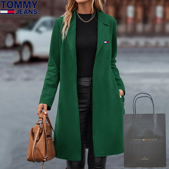 Casual cashmere long coat